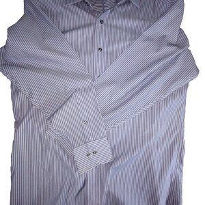Donald J Trump Large Signature Collection‎ Blue Dress Shirt